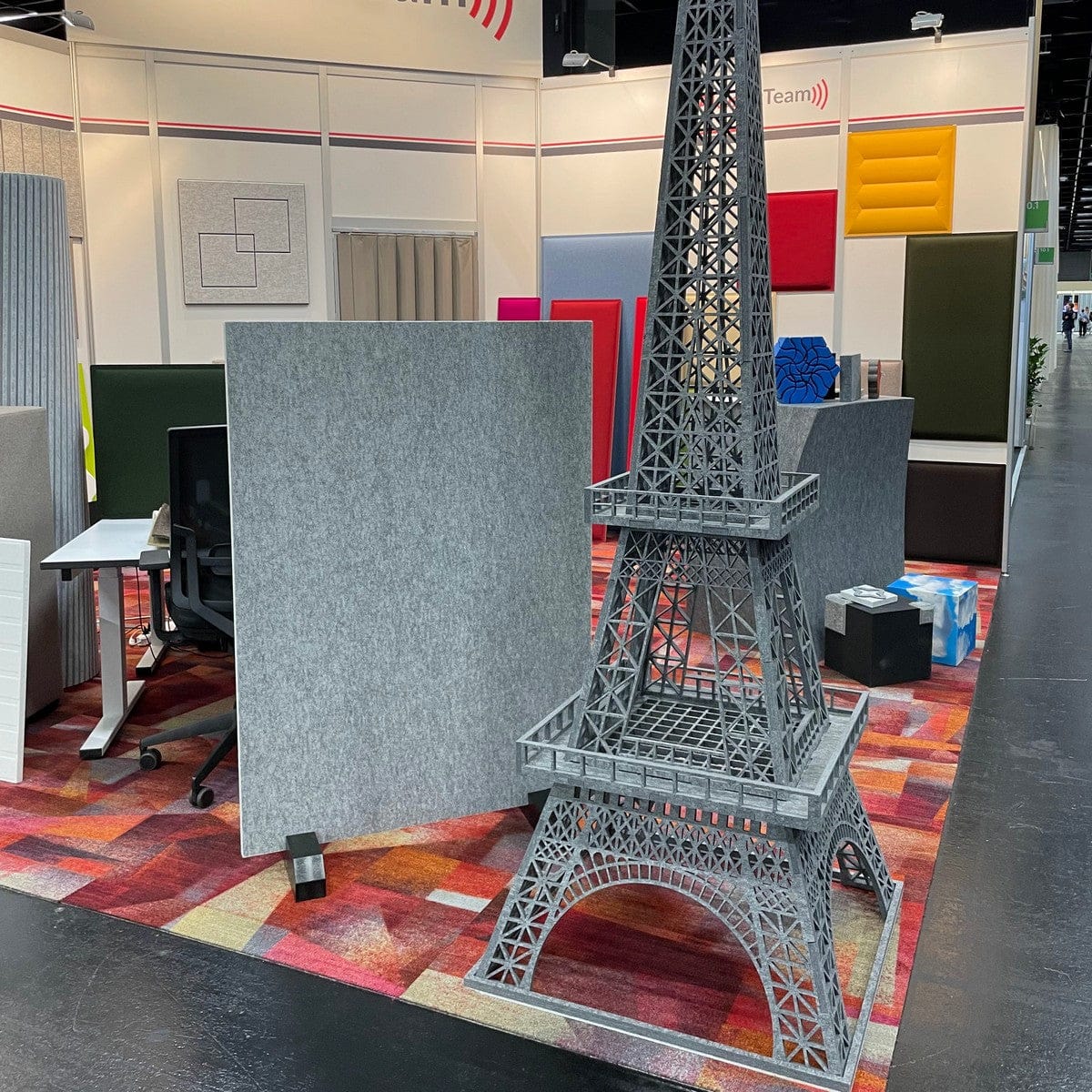 Eiffel tower in acoustic foam