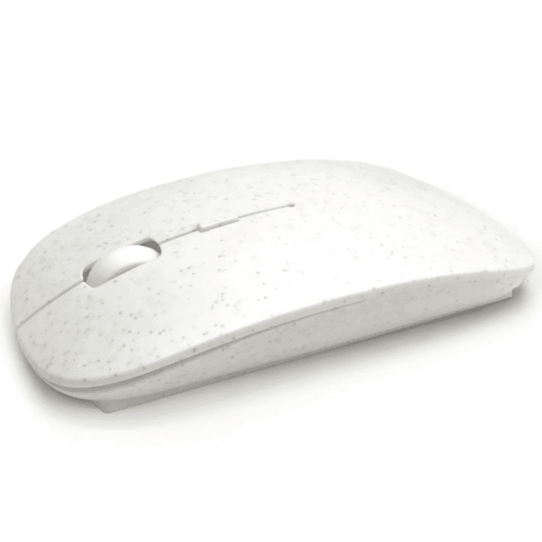 Accuratus Eco Wheatgrass Image Mouse - White