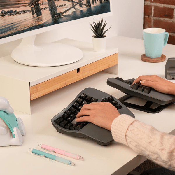 Kinesis Advantage360 Keyboard In Use