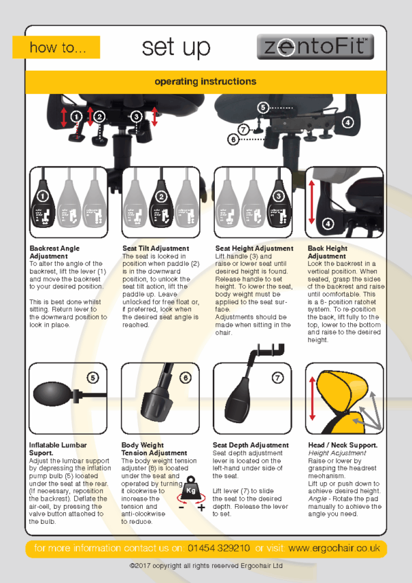 ZentoFit Operating Instructions