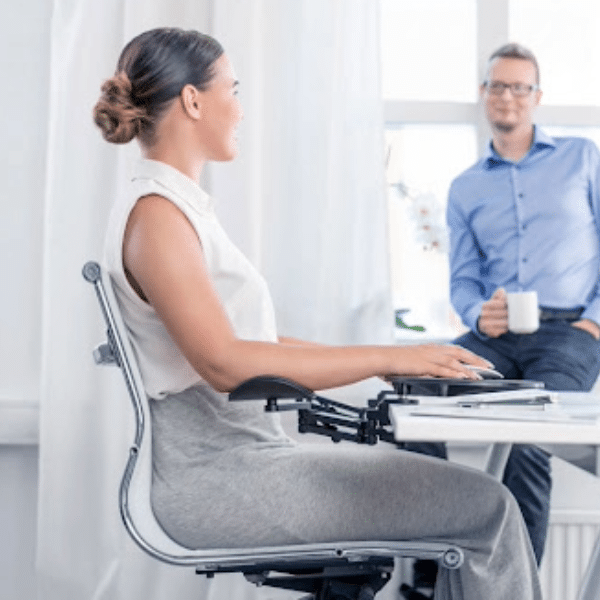 ErgoRest Forearm Support In Use