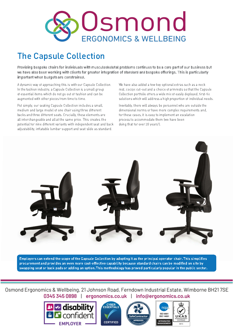 Capsule Collection Brochure