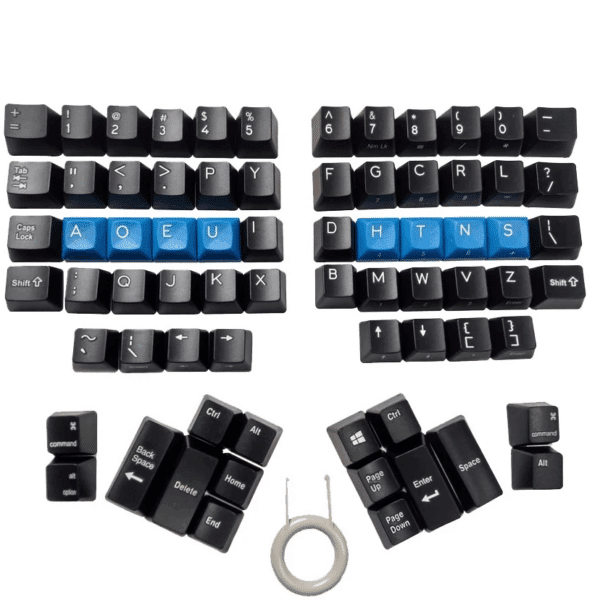 Kinesis Advantage2 Dvorak Keycaps Set
